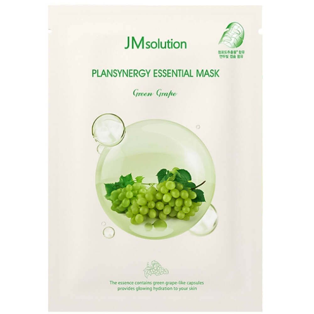 Ревитализирующая маска с зелёным виноградом JMsolution Plansynergy Essential Mask Green Grape