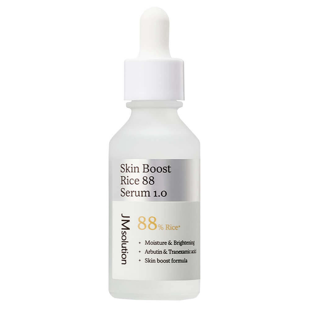 Осветляющая сыворотка-бустер с гидролатом риса JMsolution Skin Boost Rice 88 Serum 1.0