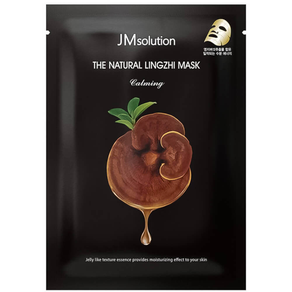 Восстанавливающая маска с экстрактом гриба линчжи JMsolution The Natural Lingzhi Mask Calming