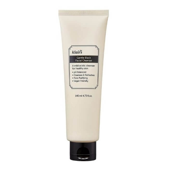 Мягкая очищающая пенка с чёрным трюфелем Dear, Klairs Gentle Black Facial Cleanser