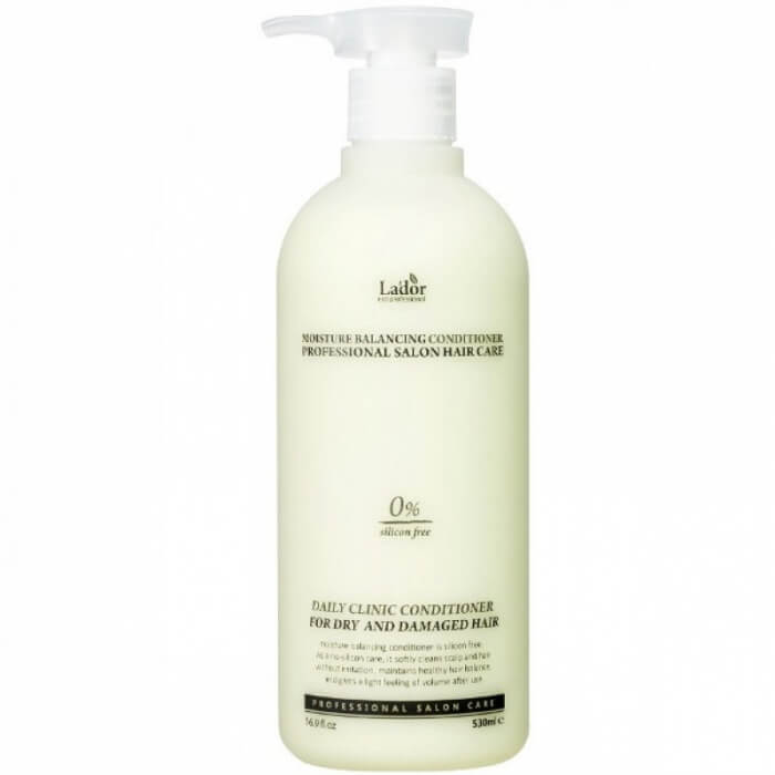 Увлажняющий бессиликоновый бальзам для волос Lador Moisture Balancing Conditioner 530 мл