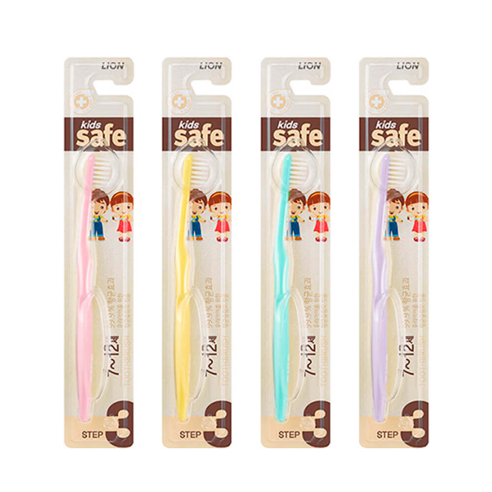Зубная щётка с ионами серебра для детей 7-12 лет Lion Kids Safe Toothbrush Step 3