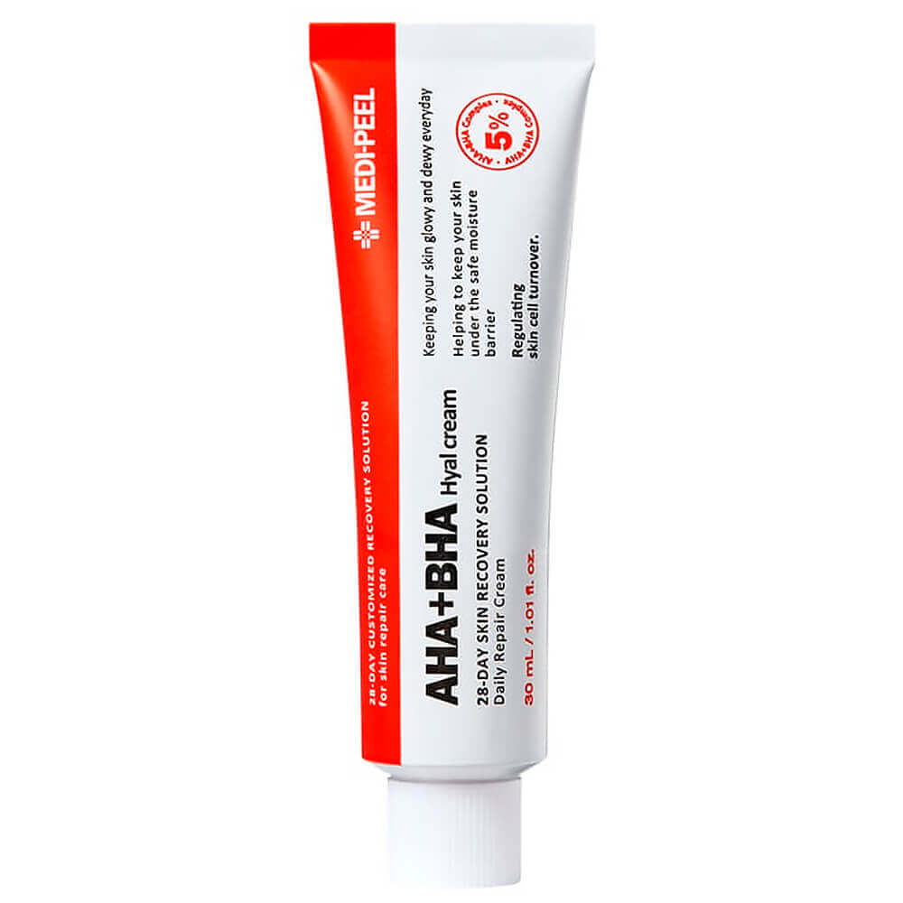 Обновляющий крем с комплексом кислот Medi-Peel AHA BHA 28 Days Hyal Cream