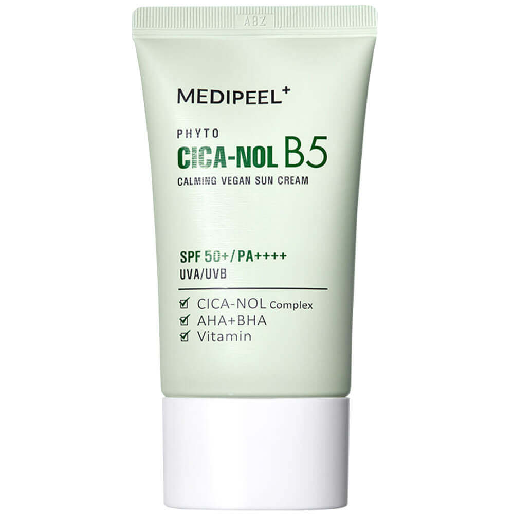 Успокаивающий санскрин с центеллой MEDIPEEL Phyto Cica-Nol B5 Calming Vegan Sun Cream SPF50+ PA++++