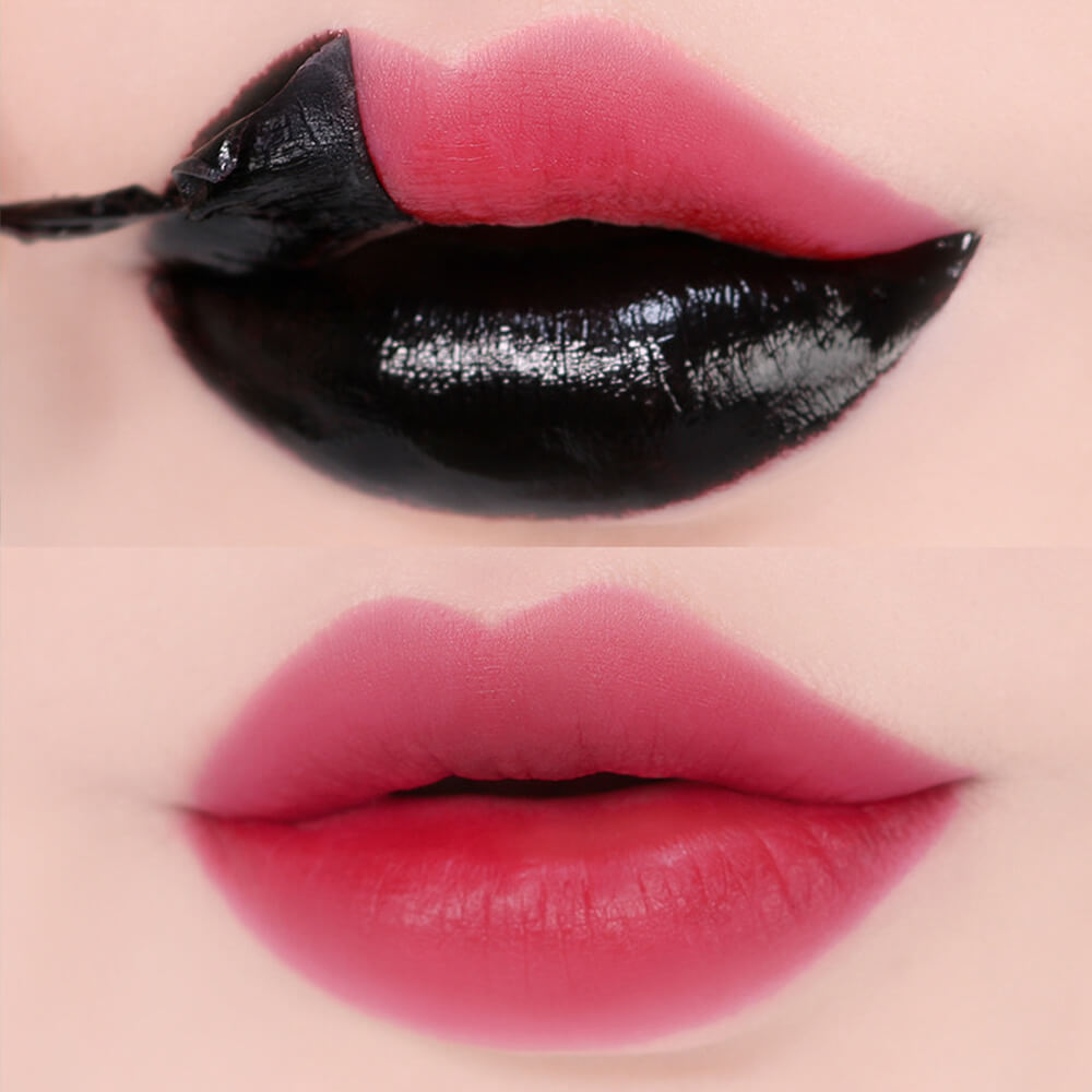 Водостойкий тинт для губ Milk Touch Black Peel Off Lip Tattoo 01 Black Cherry