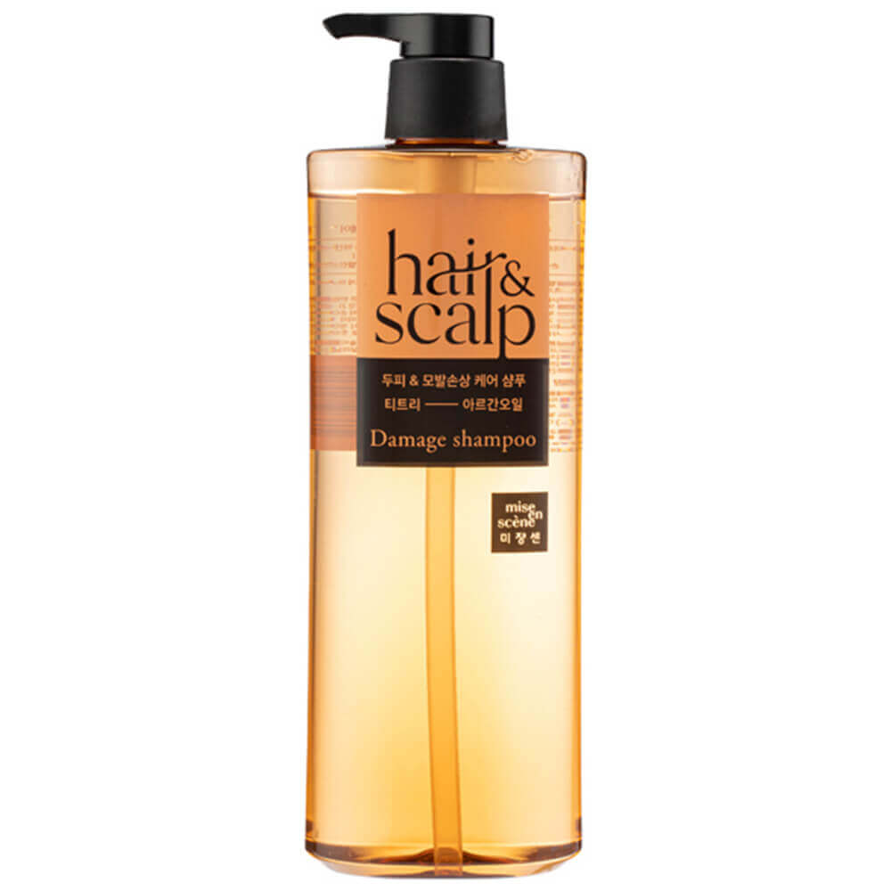 Восстанавливающий шампунь для волос с маслом арганы Mise en Scene Hair&Scalp Damage Shampoo