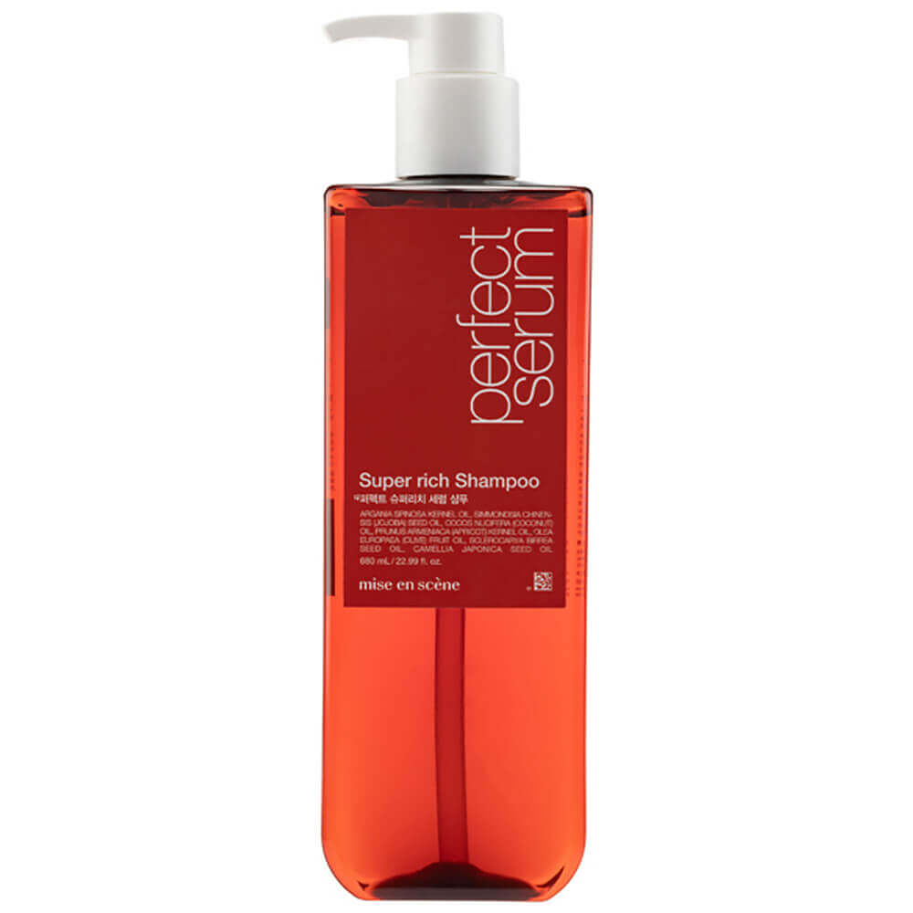 Универсальный шампунь для интенсивного восстановления Mise En Scene Perfect Super Rich Serum Shampoo