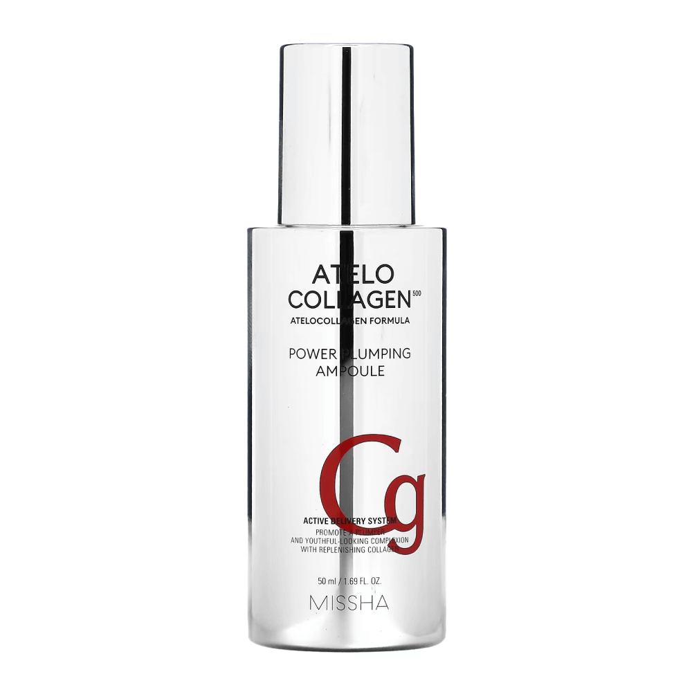 Активная лифтинг-ампула с ателоколлагеном Missha Atelo Collagen500 Power Plumping Ampoule