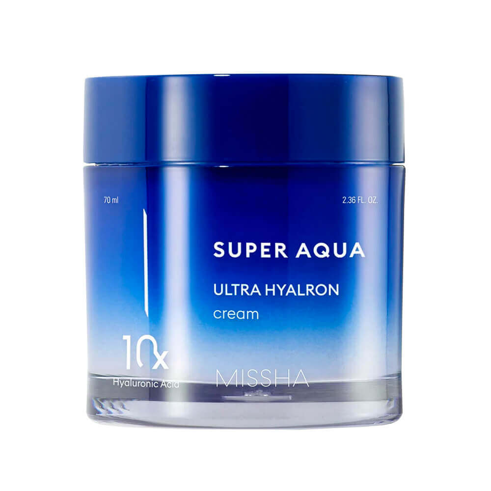 Ультраувлажняющий крем с 10 видами гиалуроновой кислоты Missha Super Aqua Ultra Hyalron Cream
