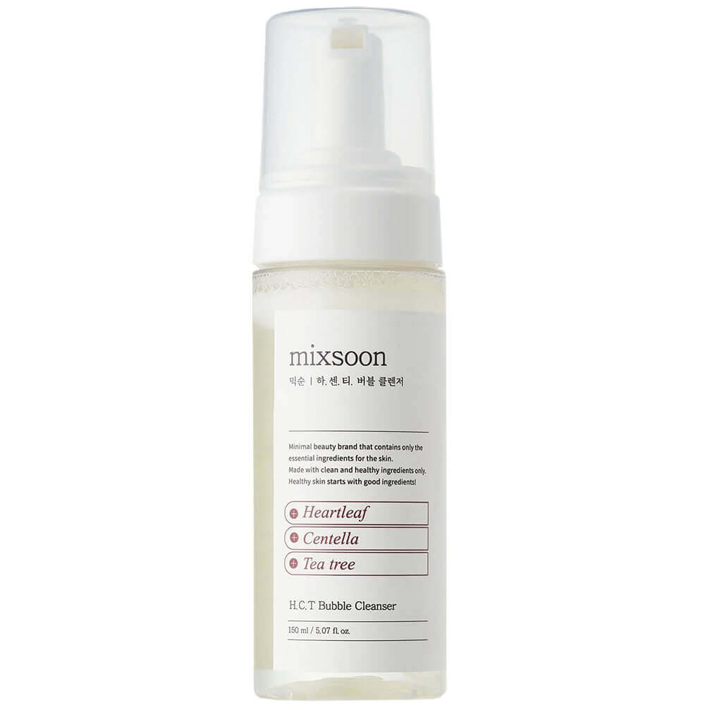 Успокаивающая пенка для умывания от воспалений Mixsoon H.C.T. Bubble Cleanser