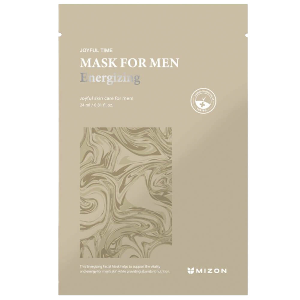 Мужская тонизирующая тканевая маска для лица Mizon Joyful Time Mask For Men Energizing