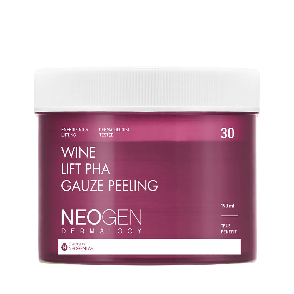 Винные пилинг-пэды с комплексом кислот Neogen  Dermalogy Wine Lift PHA Gauze Peeling
