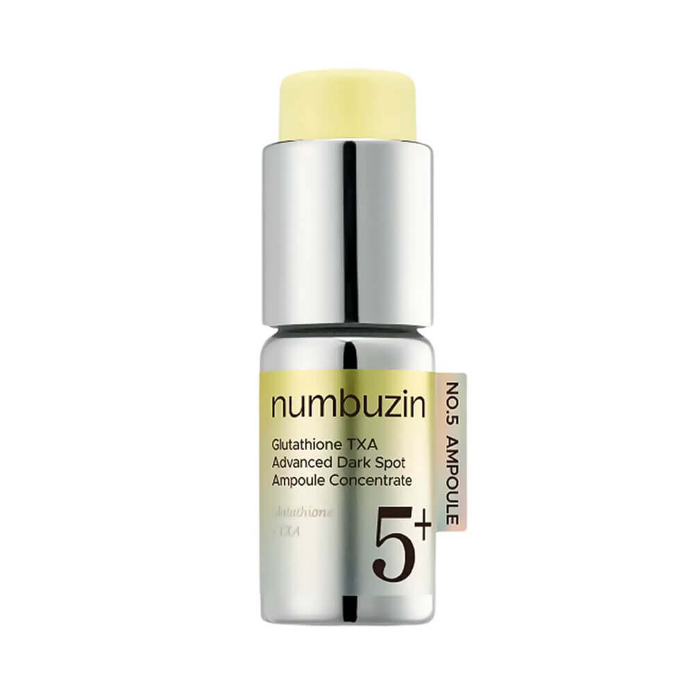 Интенсивная осветляющая ампула numbuzin No.5 Glutathione TXA  Advanced Dark Spot Ampoule Concentrate