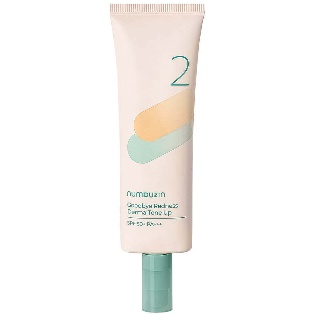 Крем-корректор с защитой от солнца numbuzin No.2 Goodbye Redness Derma Tone Up SPF50+ PA++++