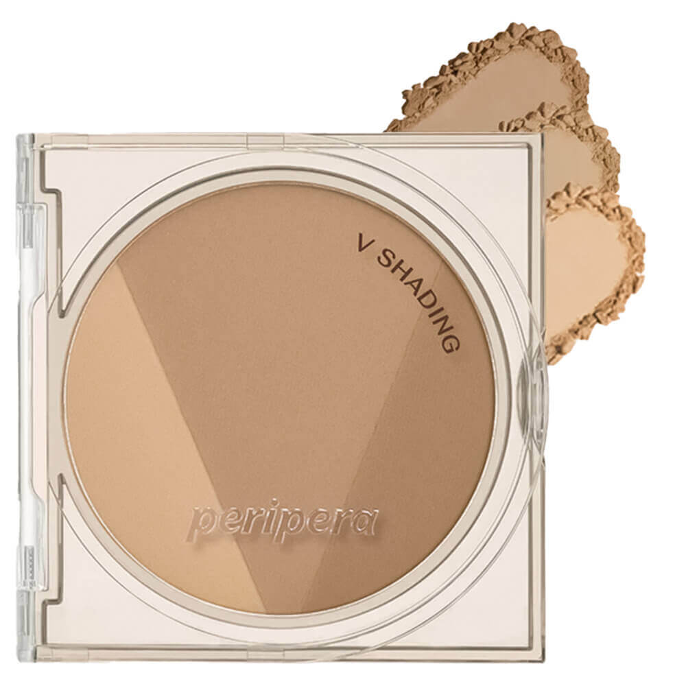 Компактный скульптор для лица Peripera Ink V Shading 01 Natural Brown