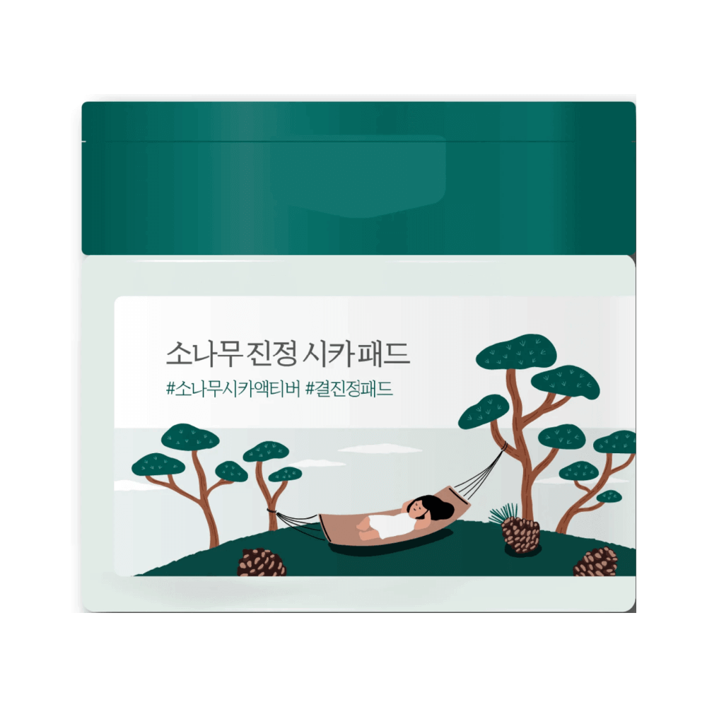 Пэды с экстрактами сосны и центеллы для проблемной кожи Round Lab Pine Calming Cica Pad