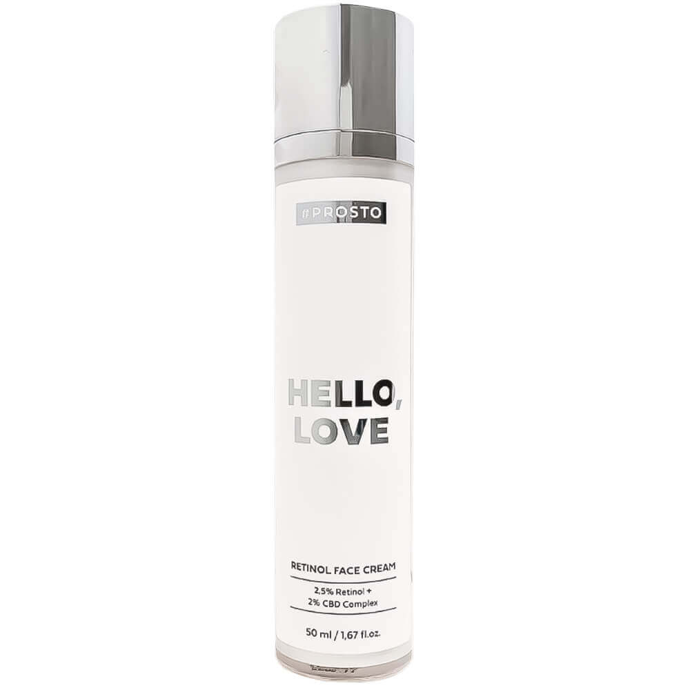 Интенсивный омолаживающий крем с 2,5% ретинола PROSTO HELLO, LOVE Retinol Face Cream