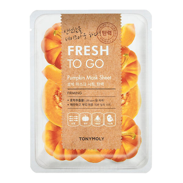 Тканевая маска с тыквой Tony Moly Fresh To Go Pumpkin Mask Sheet