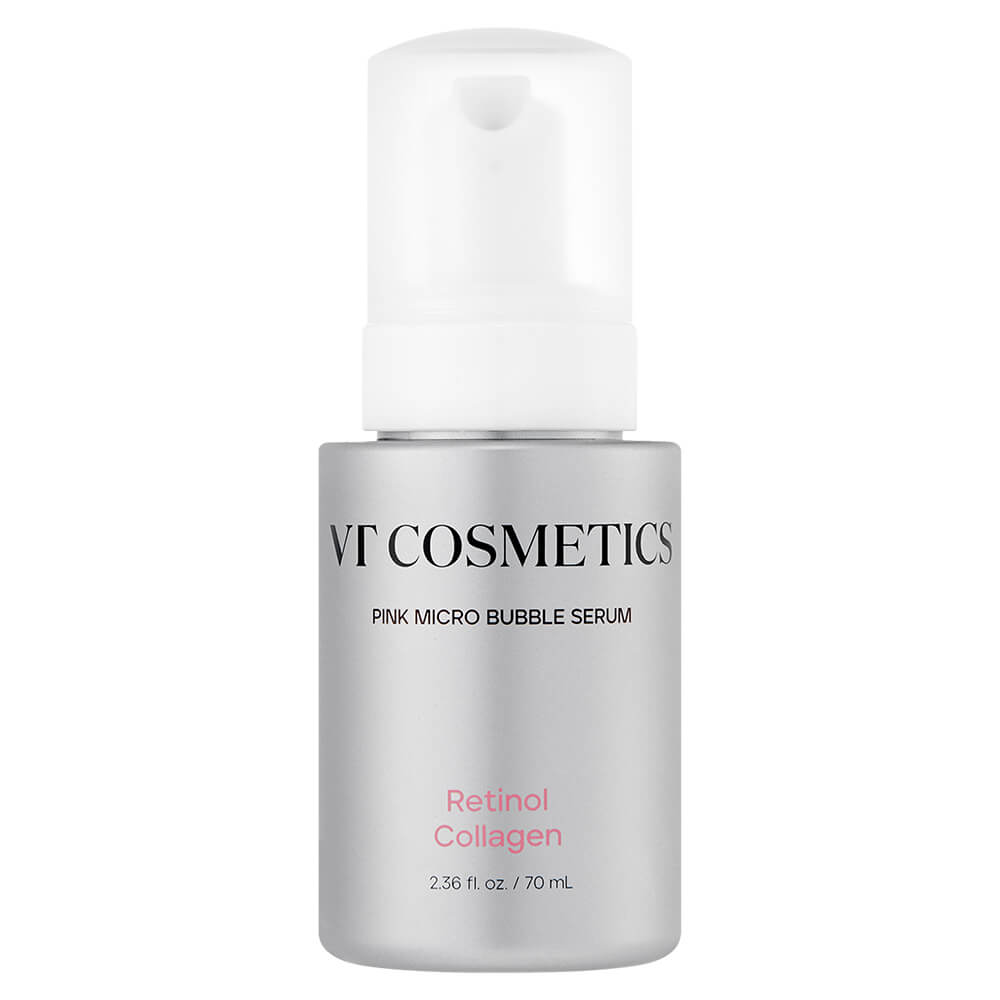 Пузырьковая сыворотка с ретинолом VT Cosmetics Retinol Collagen Pink Micro Bubble Serum