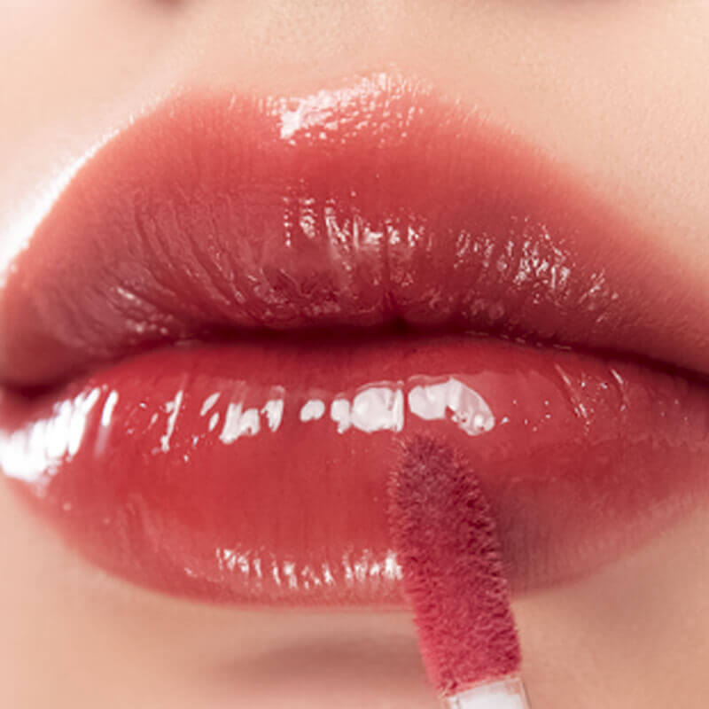 Глянцевый тинт с эффектом стеклянных губ Rom&Nd Glasting Water Tint 05 Rose Splash
