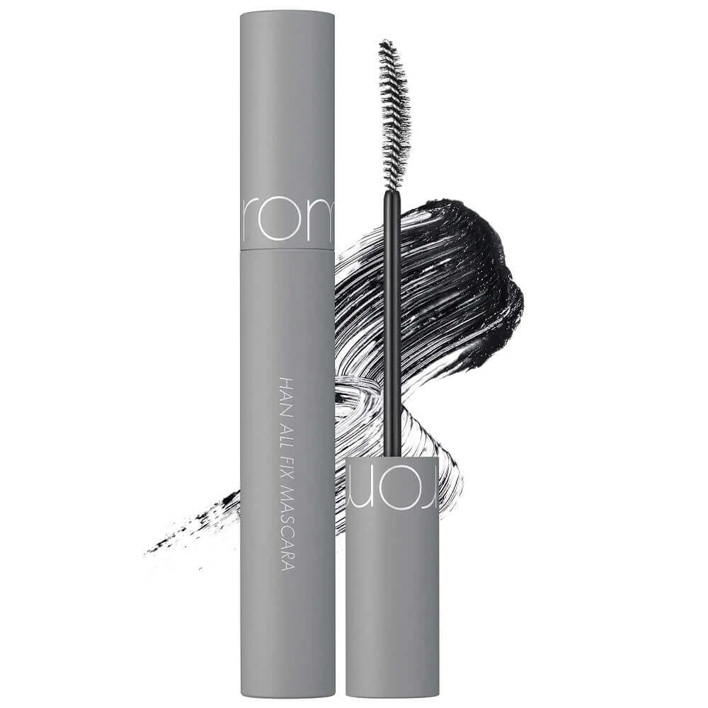 Удлиняющая чёрная тушь для ресниц rom&nd Han All Fix Mascara L01 Long Black