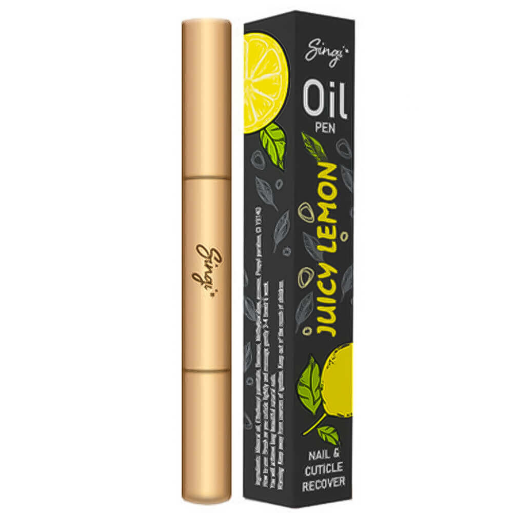 Масло-карандаш для кутикулы с ароматом лимона Singi Oil Pen Nail & Cuticle Recover Juicy Lemon