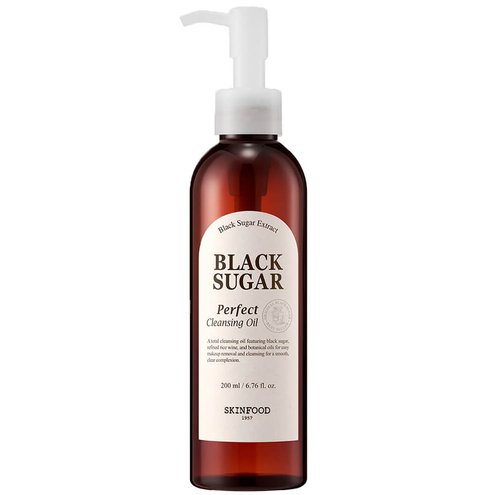 Очищающее гидрофильное масло с чёрным сахаром Skinfood Black Sugar Perfect Cleansing Oil