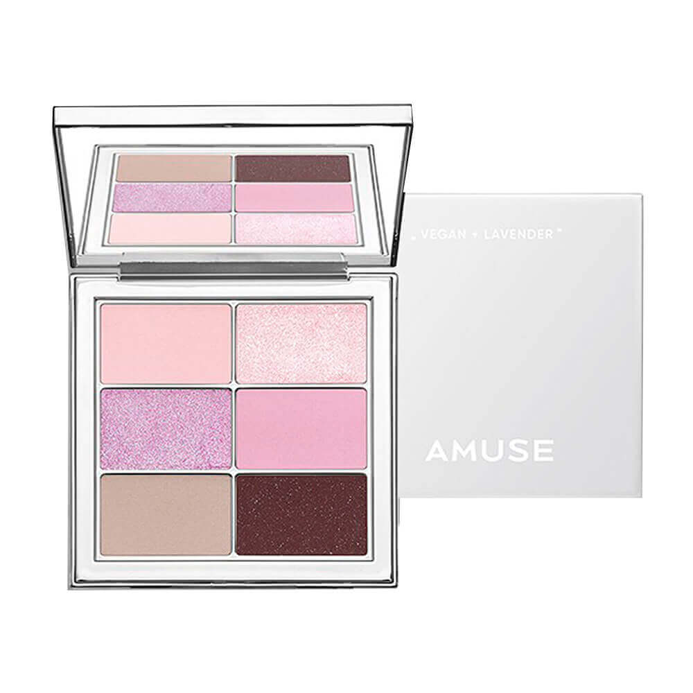 Палетка теней для век AMUSE Eye Vegan Sheer Palette 04 Sheer Lavender