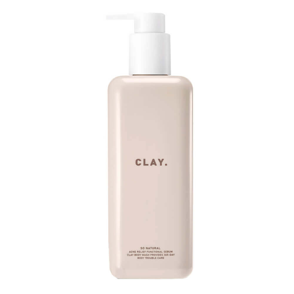 Гель для душа с глиной против акне на теле So Natural Green Clay Acne Body Wash