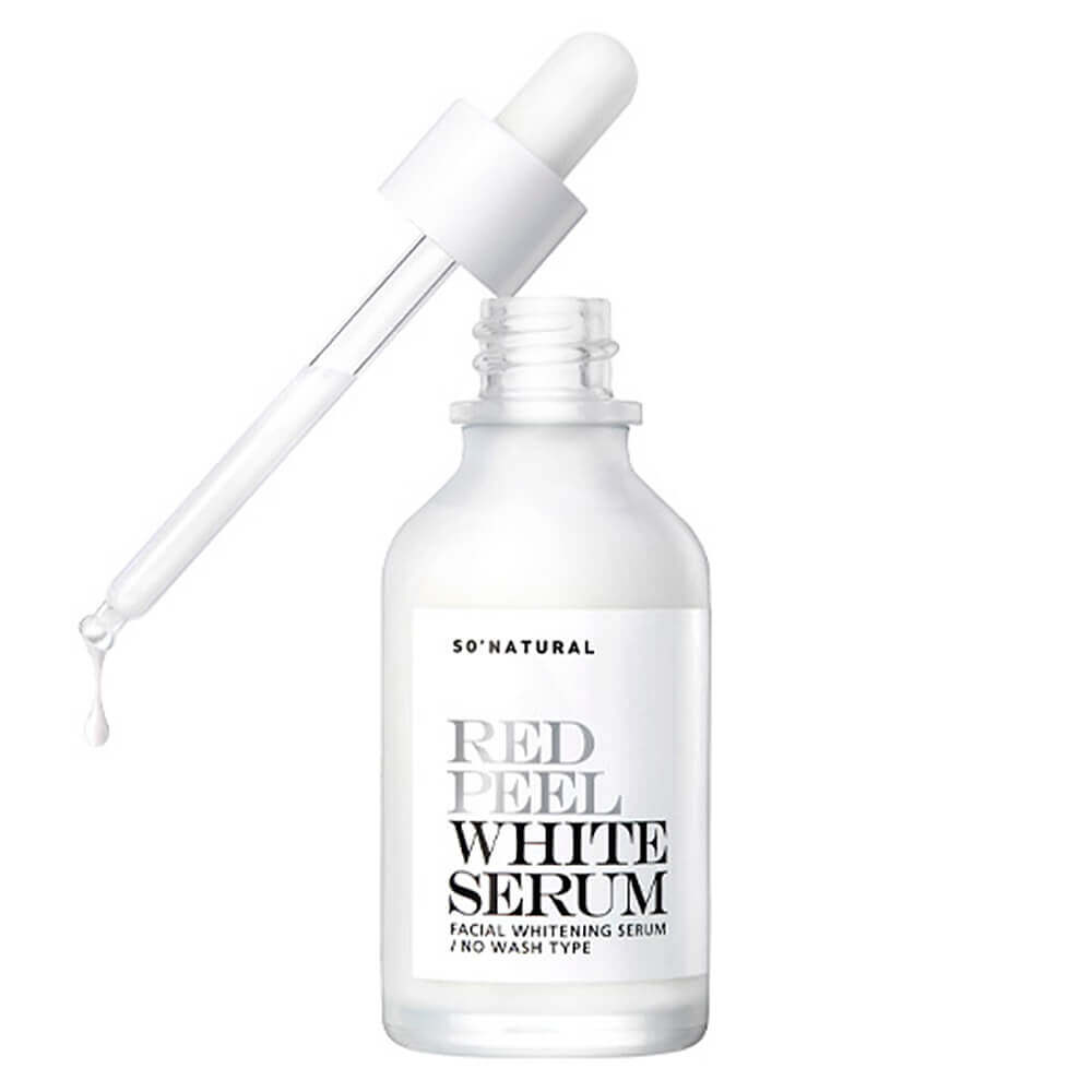 Осветляющая сыворотка с блюр-эффектом So Natural Red Peel White Serum