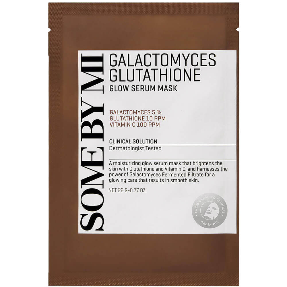 Осветляющая тканевая маска с галактомисисом Some By Mi Galactomyces Glutathione Glow Serum Mask