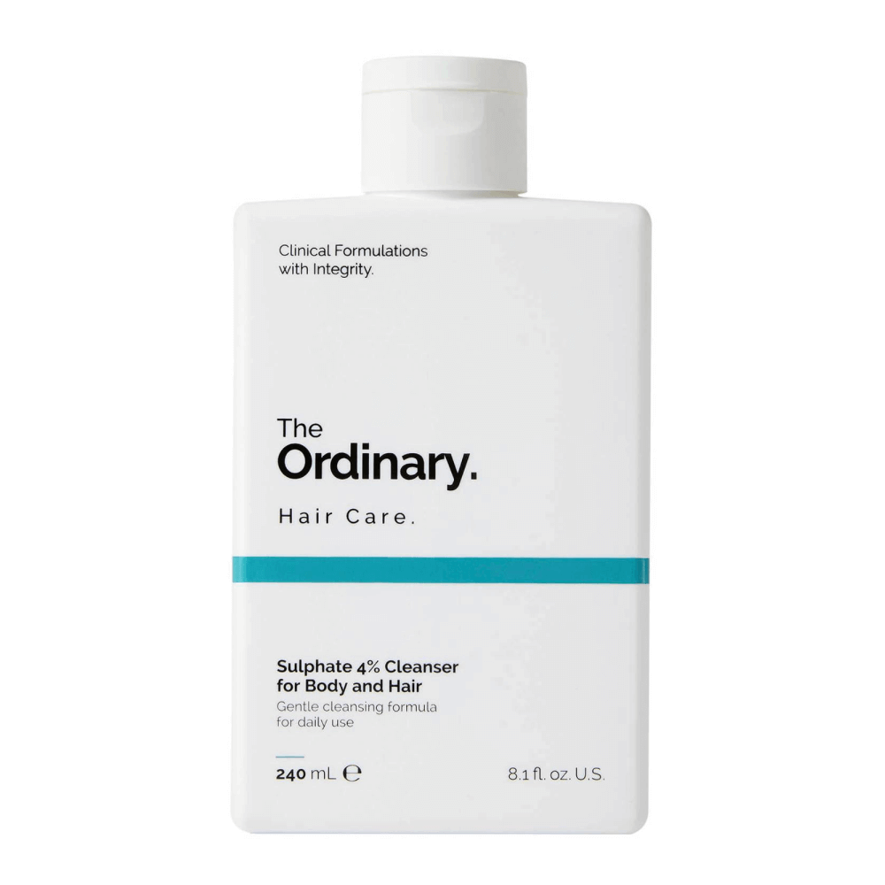 Мягкое универсальное очищающее средство для волос и тела The Ordinary Sulphate 4% Cleanser For Body and Hair