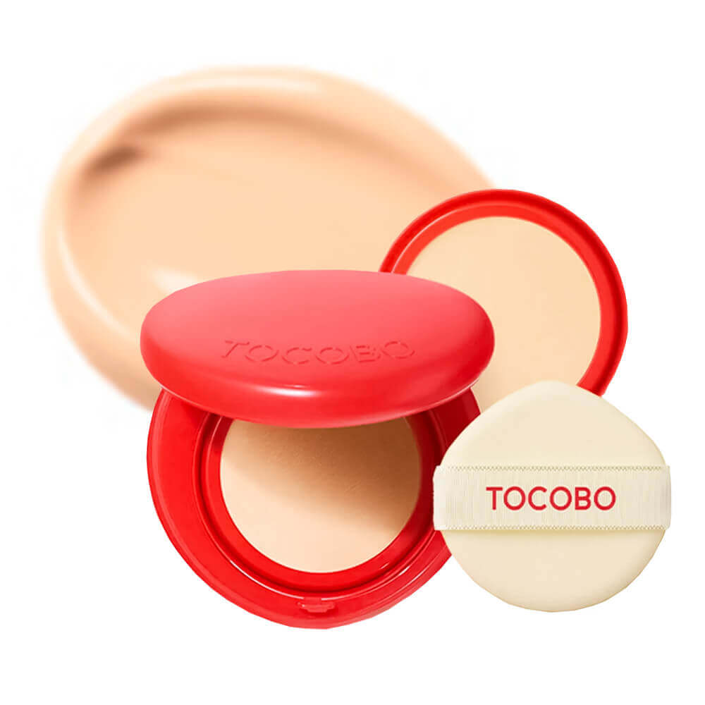 Кушон с натуральным сияющим финишем Tocobo Apple Dewy Fit Cushion SPF50+ PA++++ 21W Vanilla
