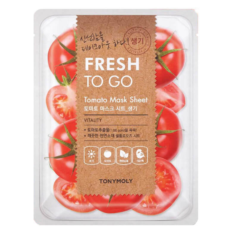 Тканевая маска с томатом Tony Moly Fresh To Go Tomato Mask Sheet