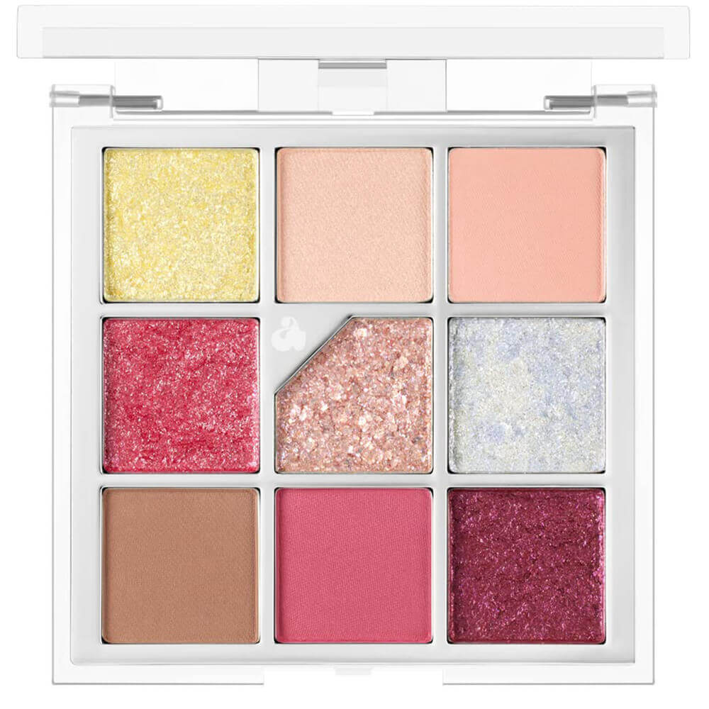 Палетка теней для век с глиттерами Unleashia Glitterpedia Eye Palette №7 All of Peach Ade