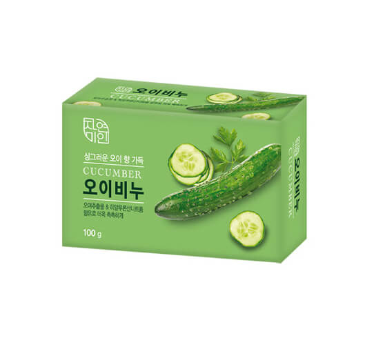 Огуречное мыло для умывания Mukunghwa Moisture Cucumber Soap