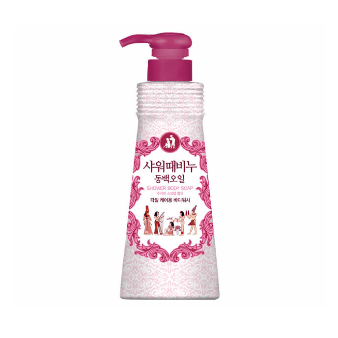 Гель-эксфолиант с маслом камелии и AHA-кислотой Mukunghwa Shower Scrub Soap Camellia Seed Oil