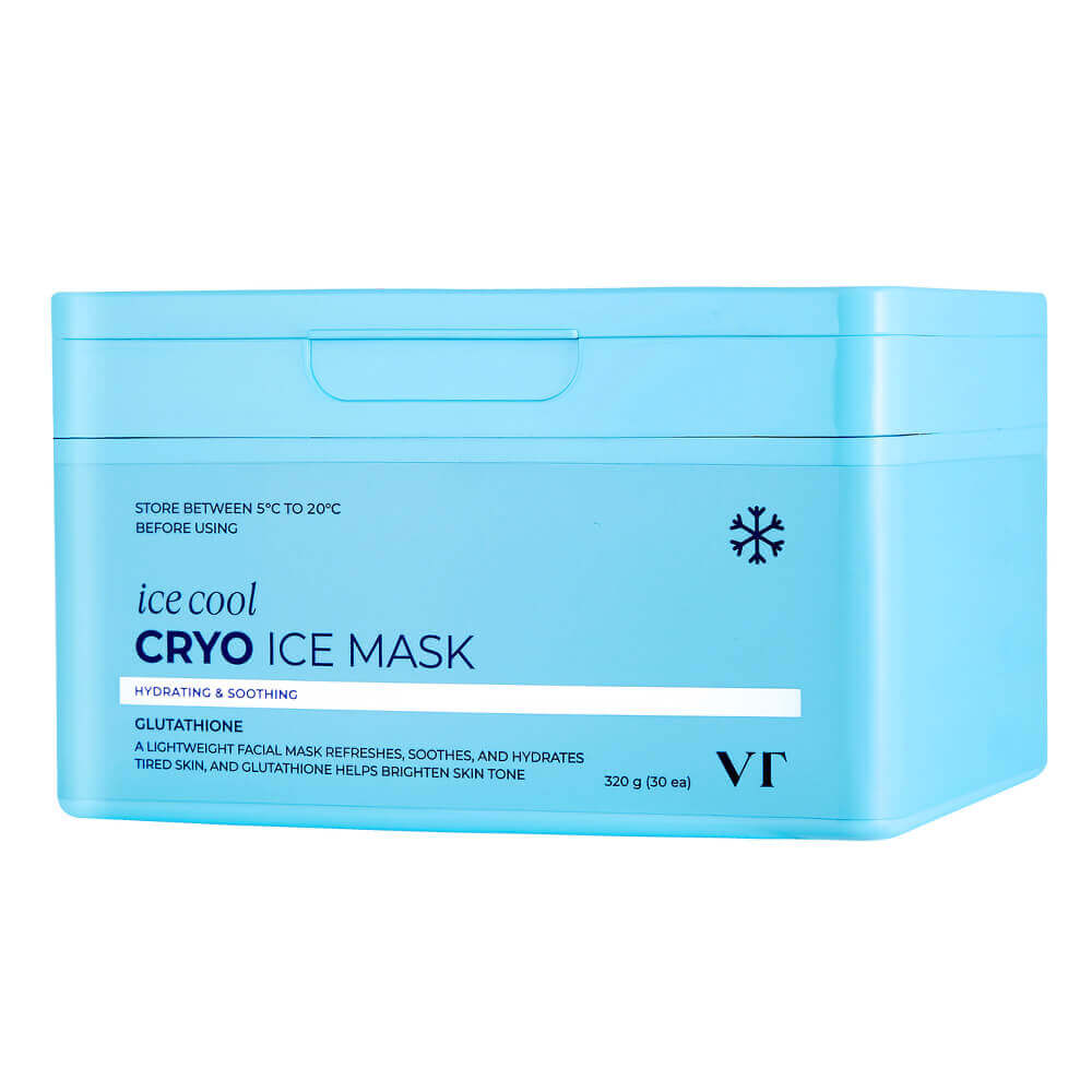 Набор охлаждающих тканевых масок с глутатионом VT Cosmetics Cryo Ice Mask