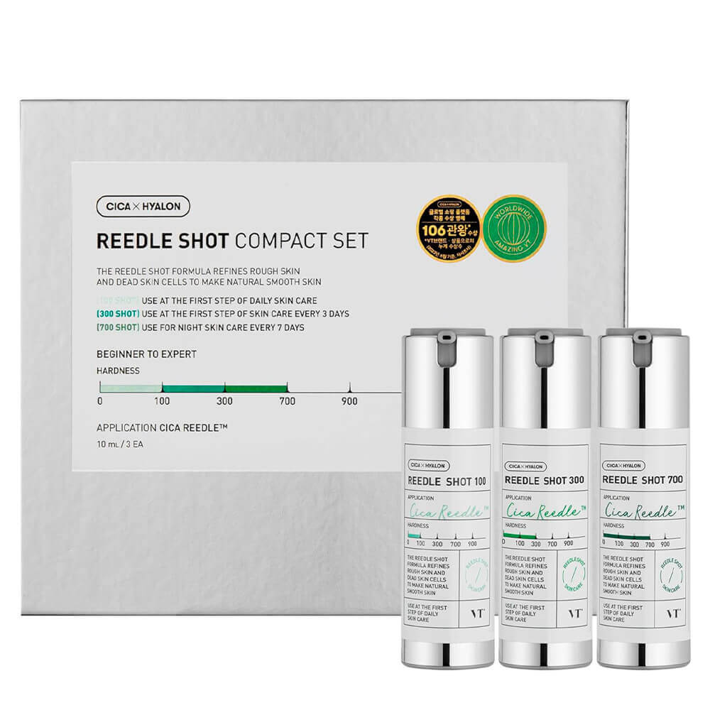 Набор мини-сывороток с микроиглами VT Cosmetics Reedle Shot Compact Set