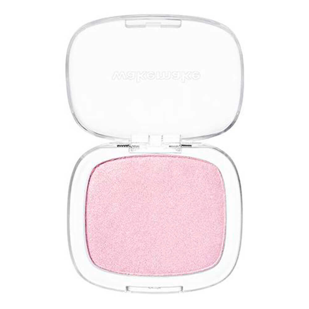 Компактный хайлайтер с шелковистым финишем WAKEMAKE Sheer Breeze Highlighter 02 Pink Shell