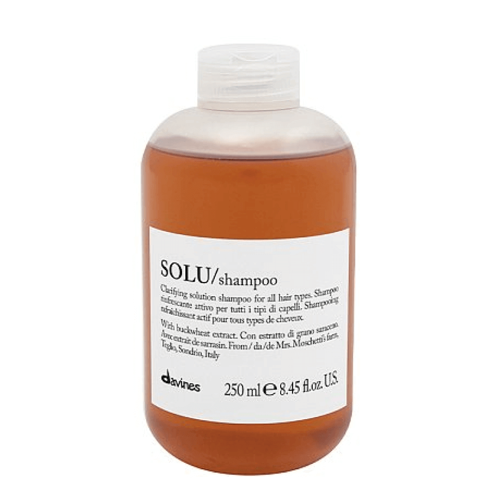 Шампунь для глубокого очищения с экстрактом гречихи Davines SOLU Shampoo